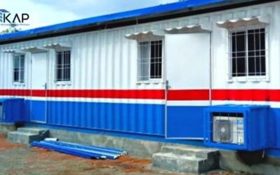 Modifikasi Container Office Full Furnished AC, Toilet, Listrik