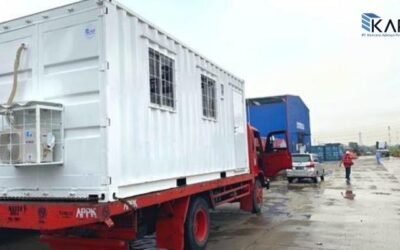 Rental Office Container 20 Feet Muat untuk 10 Karyawan