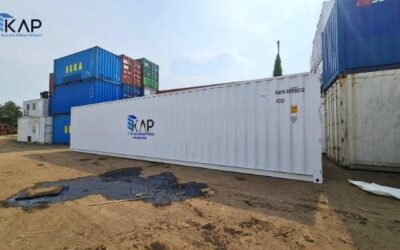 Rental Office Container 40 Feet dengan Toilet, AC, Listrik